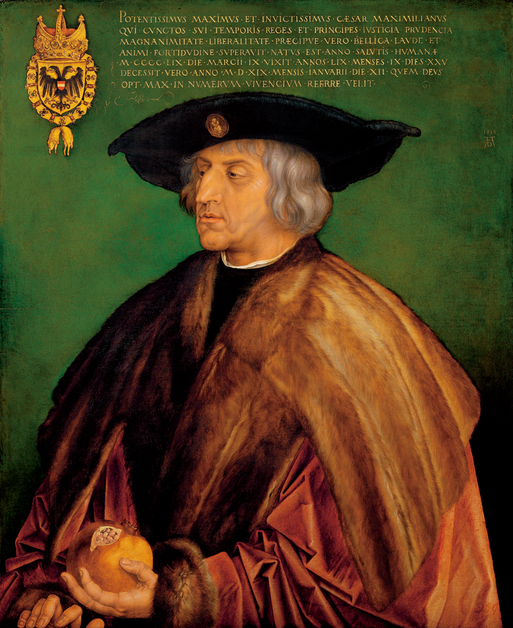   阿尔布雷特·丢勒Albrecht Dürer——君主马克西米利安一世肖像